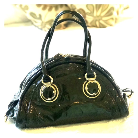 Elie Tahari Handbags - Elie Tahari Green Patent Large Satchel Bag